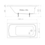 Прямоугольная акриловая ванна Тритон Стандарт 140*70 Прямоугольная акриловая ванна Тритон Стандарт 140*70