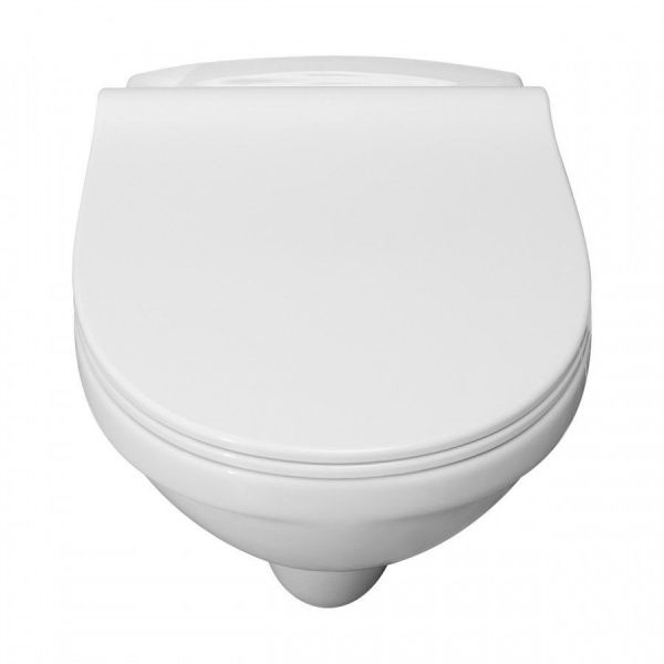 Готовый комплект Santek Бореаль rimless 1WH501833 подвесной унитаз, сиденье дюропласт с микролифтом, инсталляция, панель хром глянец