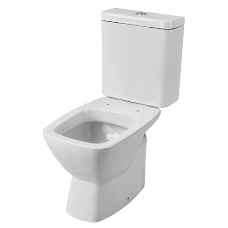 Santek. Унитаз-компакт "Нео", 1WH302470 прямой выпуск, двухрежимная арматура Oliveira, сиденье дюропласт softclose тонкое
