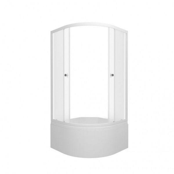 Душевое ограждение Тритон Вельвет 90*90 Б глубокий поддон, сифон D50 клик-клак