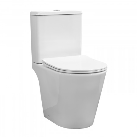 Унитаз-компакт Comforty CF41363C тонкое сиденье дюропласт с микролифтом, универсальный выпуск