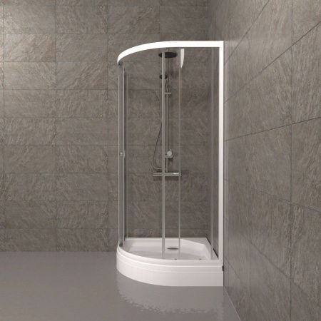 Душевое ограждение Тритон Ультра 80*80 А низкий поддон, сифон D90