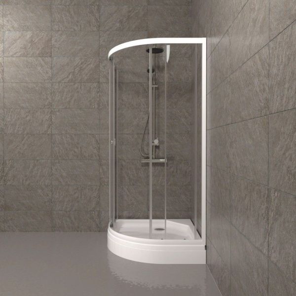 Душевое ограждение Тритон Ультра 80*80 А низкий поддон, сифон D90