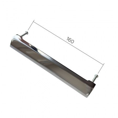 Мебельная ручка-скоба 160 мм Comforty 859-160 хром глянцевый