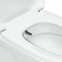 Sanita Luxe. Унитаз-компакт Quadro с функцией биде, двухрежимный, сиденье дюропласт с микролифтом Sanita Luxe. Унитаз-компакт Quadro с функцией биде, двухрежимный, сиденье дюропласт с микролифтом