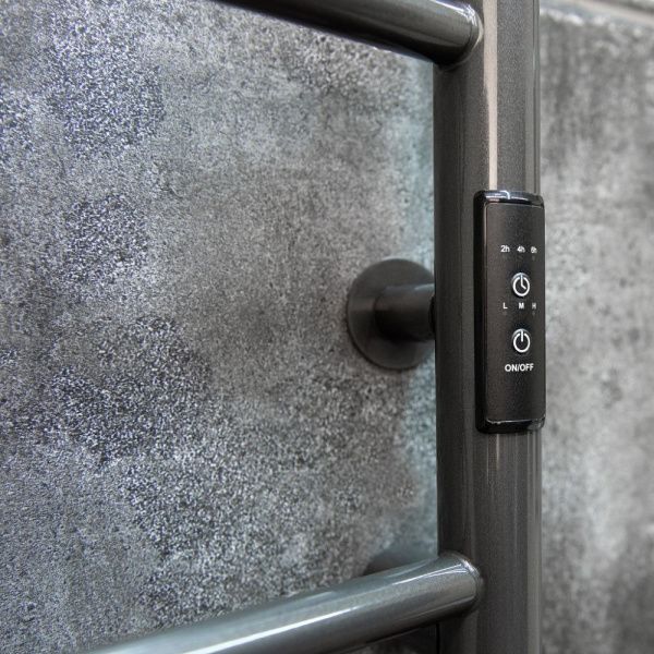 Полотенцесушитель электрический Тругор Пэк сп 5 80х50 ВГП оружейная сталь