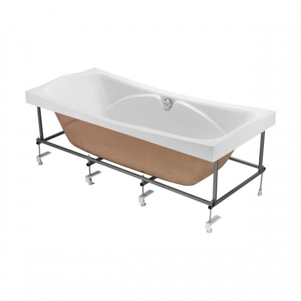 Прямоугольная акриловая ванна Сантек Корсика 180*80 1WH111981