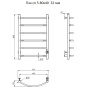 Полотенцесушитель электрический Тругор Пэк сп 5 80х40 32 мм (хром)