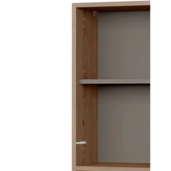 Пенал подвесной для ванной комнаты Cersanit Classic Ribble 35 универсальный коричневый 69282