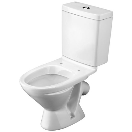 Santek. Унитаз-компакт "Лига", 1WH302141 косой выпуск, двухрежимная арматура ИнкоЭр, сиденье дюропласт с металлическим креплением