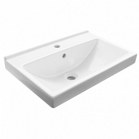 Тумба-умывальник Comforty Никосия 60Н дуб темный с раковиной Fest 60 F01