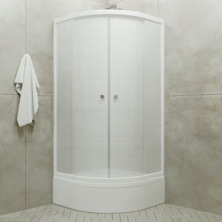 Душевое ограждение Тритон Лён 90*90 В средний поддон, сифон D50