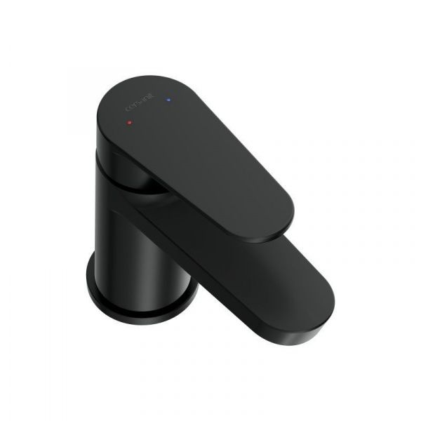 Компактный смеситель для маленьких раковин Cersanit Lara 64969 чёрный