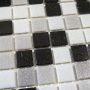 Elada Mosaic. Мозаика MC130 (327*327*4мм) тёмно-серый микс