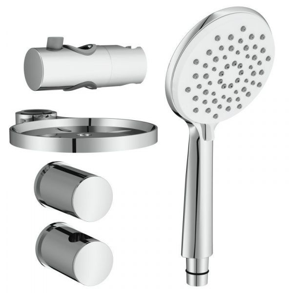 Душевой гарнитур Cersanit Lara 69199 штанга, лейка 3 режима, шланг 180 металл, хром