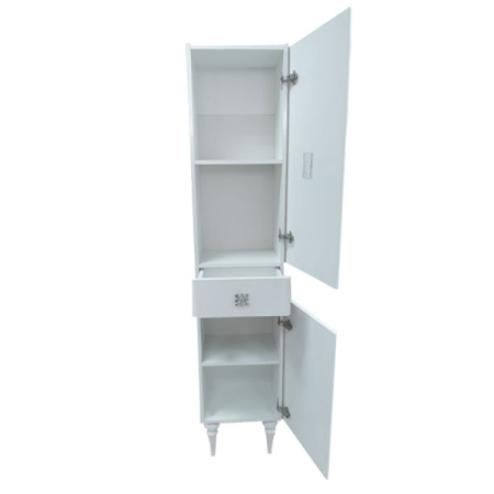 Comforty. Шкаф-колонна "Монако-40" правая белый глянец