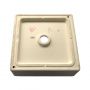 Накладная квадратная раковина Comforty 78735-36 фарфор, белая