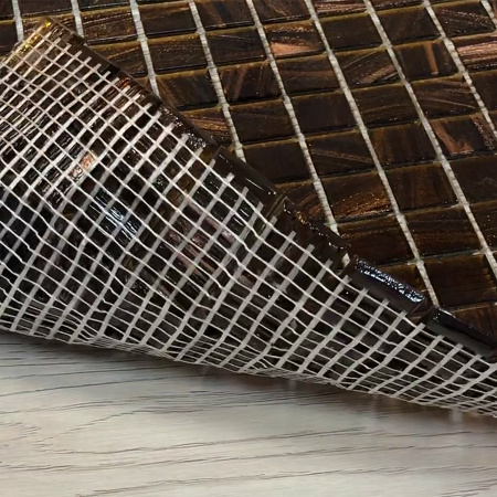 Elada Mosaic. Мозаика HK-18 (327*327*4мм) шоколадное золото