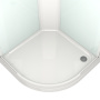 Душевая кабина Domani-Spa Delight Slim 99 900*900*2180 низкий поддон, белая стеклянная задняя панель, сатин матированное стекло, без электрики Душевая кабина Domani-Spa Delight Slim 99 900*900*2180 низкий поддон, белая стеклянная задняя панель, сатин матированное стекло, без электрики