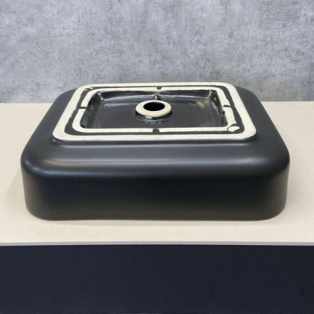 Раковина Comforty T-Y9378MB черная матовая