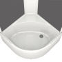 Душевая кабина Domani-Spa Delight Slim 99 high 900*900*2180, высокий поддон, прозрачное стекло, задняя черная панель, без электрики Душевая кабина Domani-Spa Delight Slim 99 high 900*900*2180, высокий поддон, прозрачное стекло, задняя черная панель, без электрики