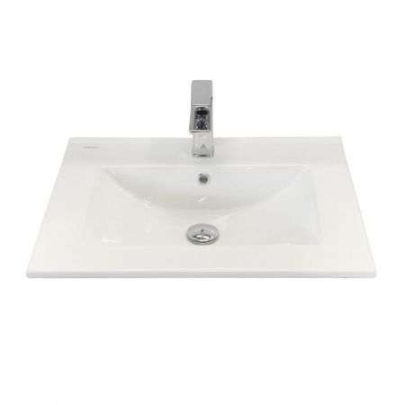 Накладная мебельная раковина 60 см Comforty 60E фарфор, белая