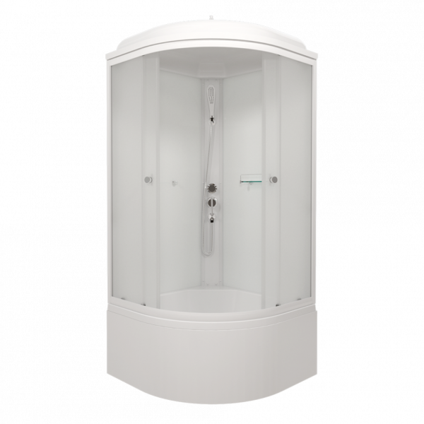 Угловая душевая кабина 90х90 Тритон Вельвет 90*90 высокий поддон, с сифоном D50