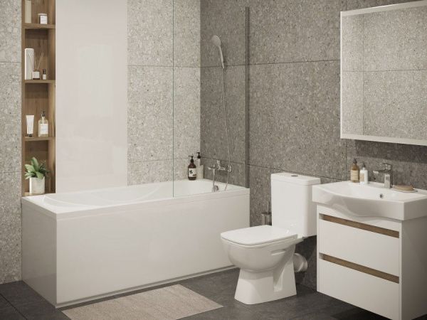 Прямоугольная акриловая ванна Сантек Тенерифе 160*70 1WH302357