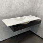 Накладная мебельная раковина 120 см Comforty 9120E фарфор, белая Накладная мебельная раковина 120 см Comforty 9120E фарфор, белая