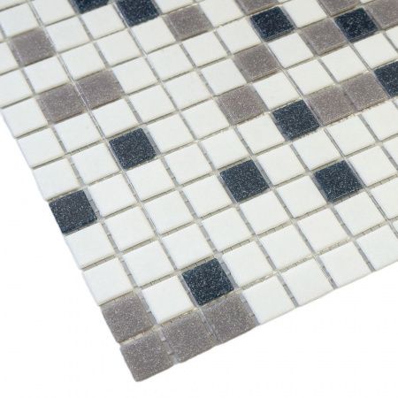 Elada Mosaic. Мозаика HK-23 (327*327*4 мм) бело-чёрный микс