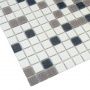 Elada Mosaic. Мозаика HK-23 (327*327*4 мм) бело-чёрный микс