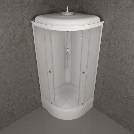 Душевая кабина Тритон Вельвет 90*90 В матовое стекло, средний поддон, сифон D50