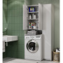 Шкафчик для стиральной машины Акватон Лондри белый 1A260503LH010