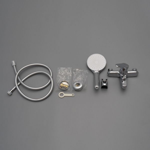 Смеситель для ванны с коротким изливом AWP Piros S0314C хром