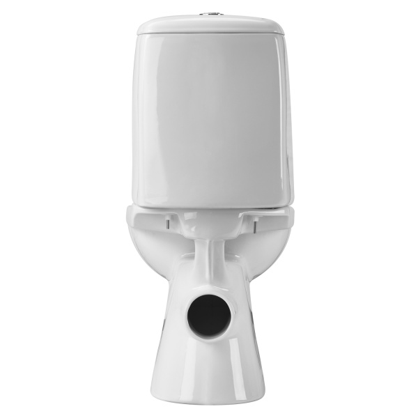 Унитаз-компакт Сантек Цезарь 1WH302415 прямой выпуск, двухрежимная арматура, тонкое сиденье дюропласт микролифт