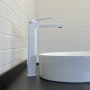 Смеситель для раковины Comforty FC071B-CKBT, картридж 26 мм, белый