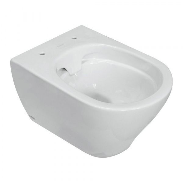 Безободковый подвесной унитаз Sanita Luxe Breeze RML быстросъемное сиденье дюропласт с микролифтом