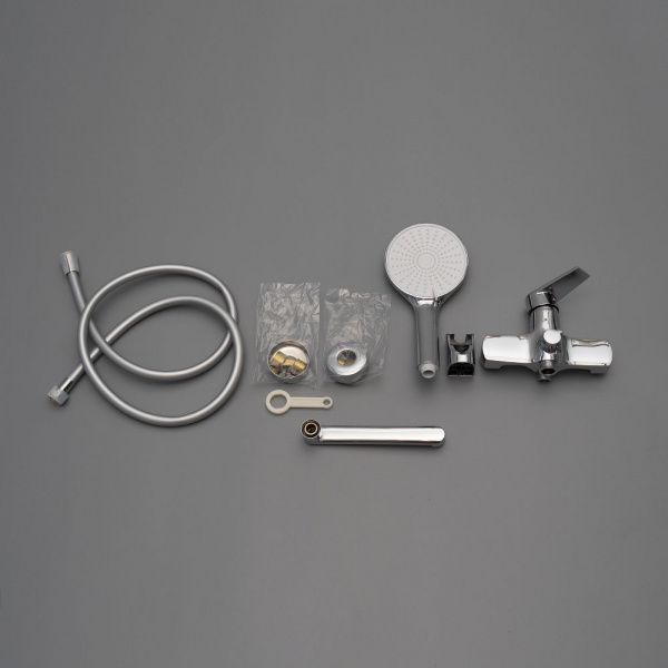 Смеситель для ванны со средним поворотным изливом 200 мм AWP Tulos S2617C хром