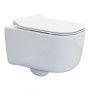 Готовый комплект Comforty: безободковый подвесной унитаз 102 + инсталляция CF3GT1900-10WH с белой матовой клавишей