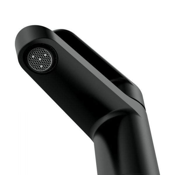 Компактный смеситель для маленьких раковин Cersanit Lara 64969 чёрный