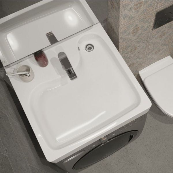 Раковина Santek Клио 60х61 с кронштейнами и сифоном 1WH501785