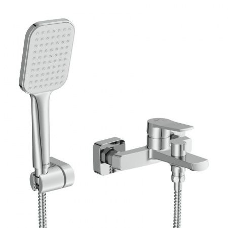 Смеситель для ванны Cersanit Сити 68326 с душевым гарнитуром, хром
