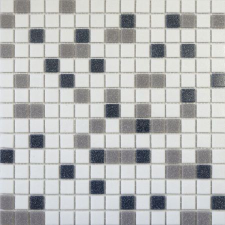 Elada Mosaic. Мозаика HK-23 (327*327*4 мм) бело-чёрный микс