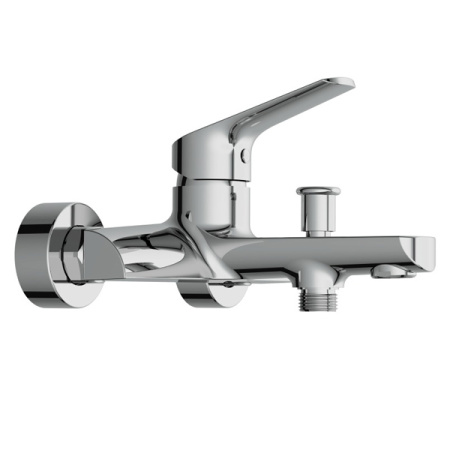 Смеситель для ванны Cersanit Flavis 63035 с коротким изливом, хром
