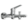 Смеситель для ванны Cersanit Flavis 63035 с коротким изливом, хром Смеситель для ванны Cersanit Flavis 63035 с коротким изливом, хром