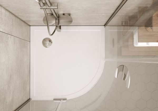 Душевой поддон четверть круга Акватон Калифорния 100*100 белый Душевой поддон четверть круга Акватон Калифорния 100*100 белый