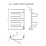 Полотенцесушитель электрический Тругор Пэк сп 18 80*50 NEXT прав 32 мм (хром)
