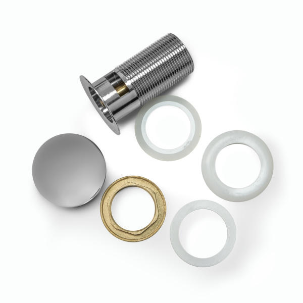 Донный клапан для раковин с переливом Comforty CF3GD0037 хром