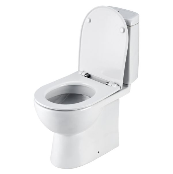 Унитаз-компакт Сантек Остин 1WH302419 горизонтальный выпуск, двухрежимная арматура, сиденье дюропласт softclose тонкое