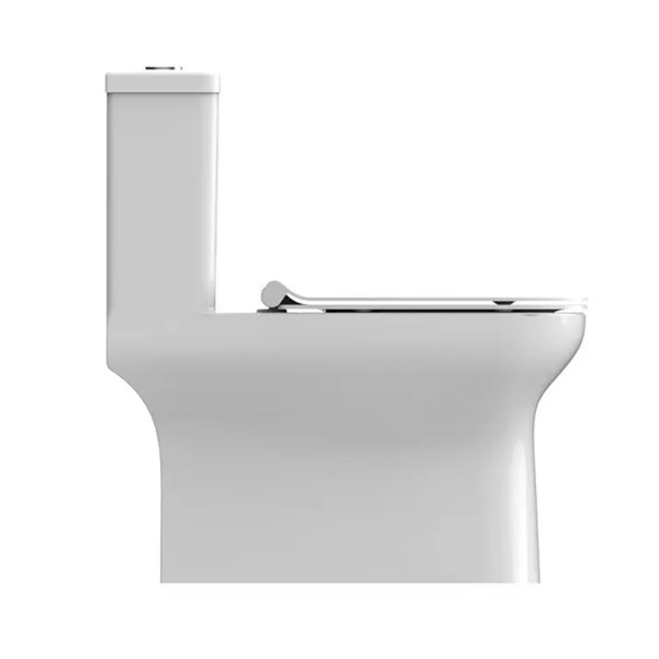 Унитаз моноблок Comforty CF3C6328P горизонтальный выпуск, сиденье дюропласт с микролифтом тонкое, двухрежимный